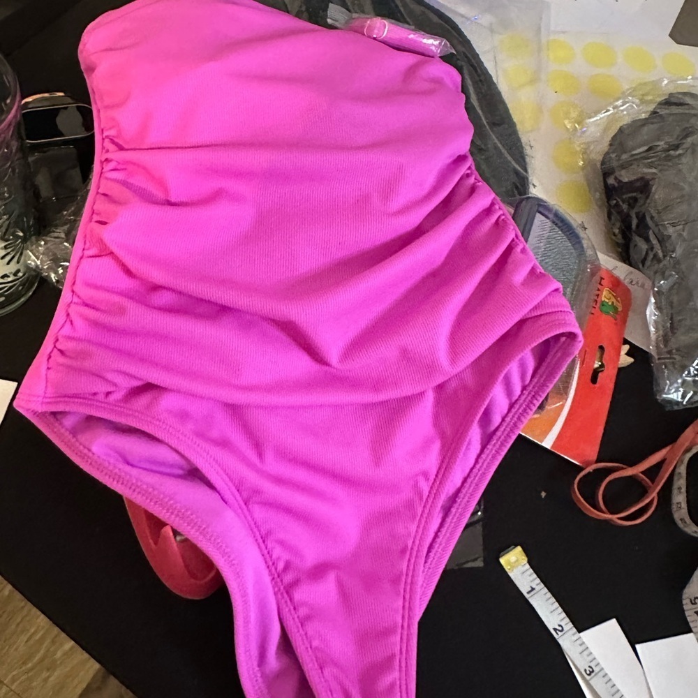Shade & Shore Fuchsia Swimsuit
